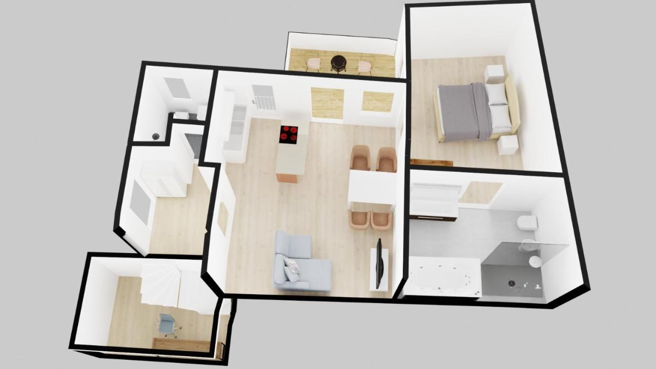 Stadtflair Freising - Moderne Wohnung Im Zentrum エクステリア 写真